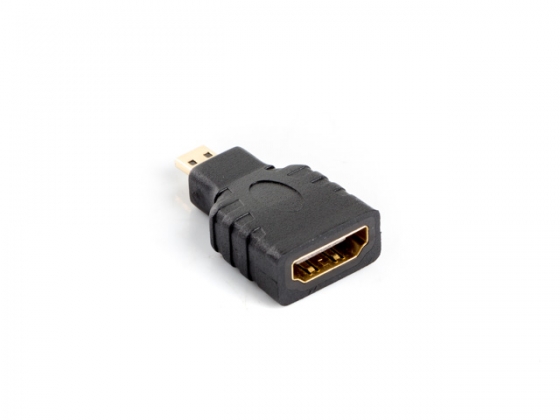 Адаптер LANBERG AD-0015-BK HDMI-A(F)->MICRO HDMI-D(M)