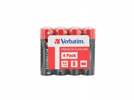 Батарейка Verbatim LR06 AA (Alkaline, 4pcs)