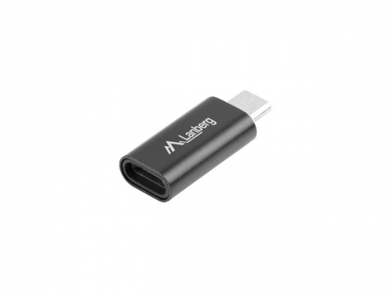 Адаптер LANBERG AD-LM-UM-01 MICRO USB 2.0 TYPE-A(M)->TYPE-LIGHTNING(F) (Black)