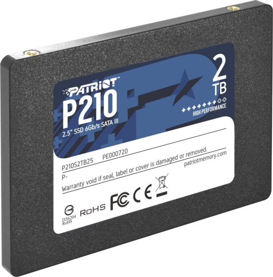 Накопитель SSD 2TB PATRIOT P210S2TB25 P210 (2.5