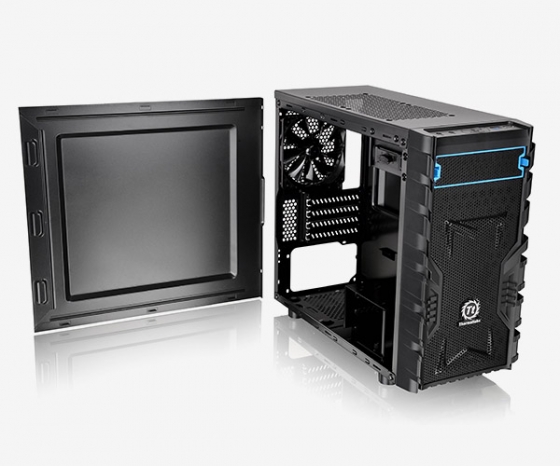 Корпус MidiTower ThermalTake Versa H13 w/o black (MidiATX)