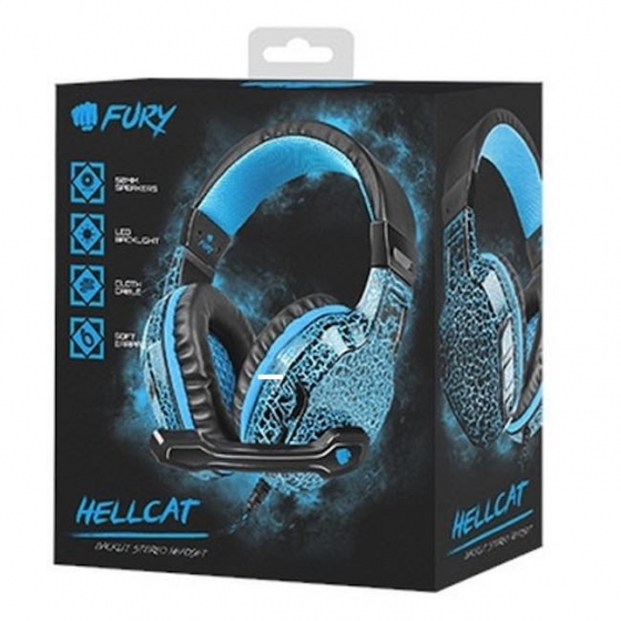 Наушники с микрофоном Fury NFU-0863 Hellcat Gaming (Mini-Jack)