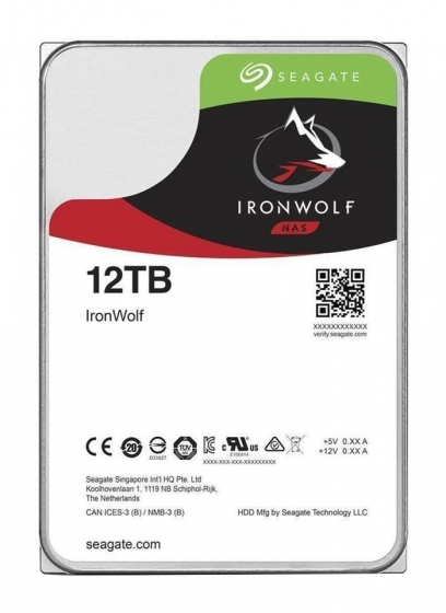 Жесткий диск 12TB SATAIII SEAGATE ST12000VN0008 NAS IRONWOLF (3.5