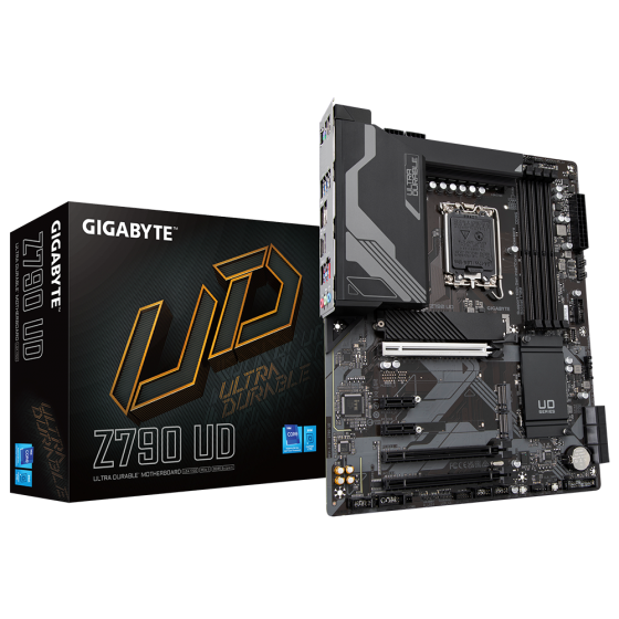 Мат. плата Gigabyte Z790 UD (S-1700, Z790, HDMI, DP, 3xPCI-E, 4DDR5, 4xM.2, SATAIII RAID SATA3, GbLAN)