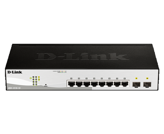 Коммуникатор 10port 10/100/1000 D-Link DGS-1210-10/E M