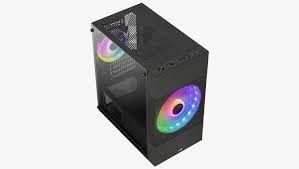 Корпус MidiTower Aerocool ATOMIC Lite-G-BK-V2 WINDOWS w/o black (MidiATX)