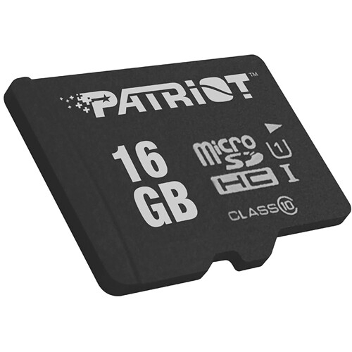 Карта памяти Micro SD Card PATRIOT 16GB PIF16GSHC10 INSTA UHS-I (Class 10)