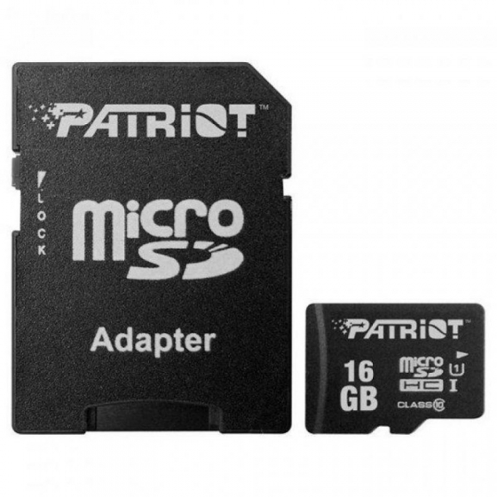 Карта памяти SD Card PATRIOT 16GB PIF16GSHC10 INSTA UHS-I (Class 10)