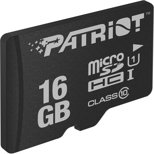 Карта памяти Micro SD Card PATRIOT 16GB PIF16GSHC10 INSTA UHS-I (Class 10)