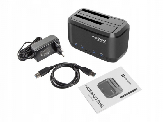 Док-станция HDD Natec Kangaroo Dual SATA USB 3.0