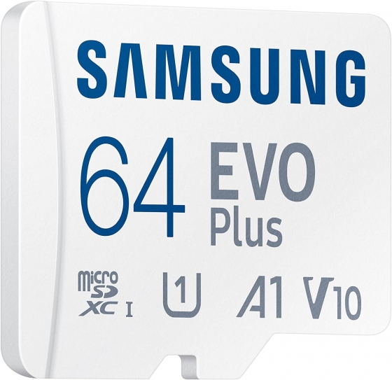 Карта памяти Micro SD Samsung EVO Plus 64GB MB-MC64KA/EU (Class 10)