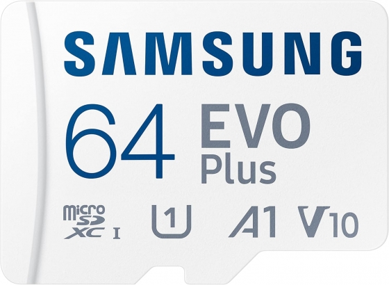 Карта памяти Micro SD Samsung EVO Plus 64GB MB-MC64KA/EU (Class 10)