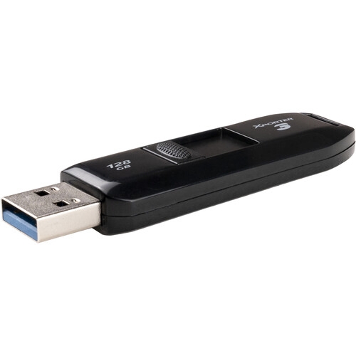 Флешка USB 128GB Patriot PSF128GX3B3U XPORTER 3 Slider (USB 3.2, Black)