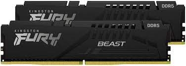 Модуль памяти DIMM 32GB DDR5 Kingston Fury Beast KF556C40BBK2-64 (5600MHz)