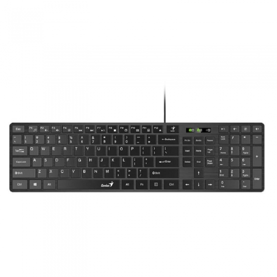 Клавиатура+Мышь Genius SlimStar C126 (Black, USB)