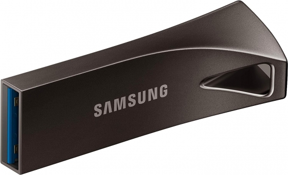 Флешка USB 256GB Samsung Bar Plus (USB 3.1, Titan Grey)