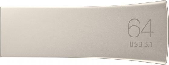 Флешка USB 64GB Samsung Bar Plus (USB 3.1, Silver)