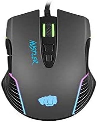 Мышь Fury NFU-1698 Hustler Gaming (6400DPI, RGB, USB, Optical)