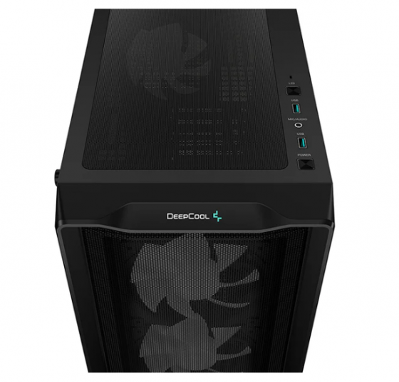Корпус MidiTower Deepcool CC560 MESH V2 w/o Black (MidiATX)