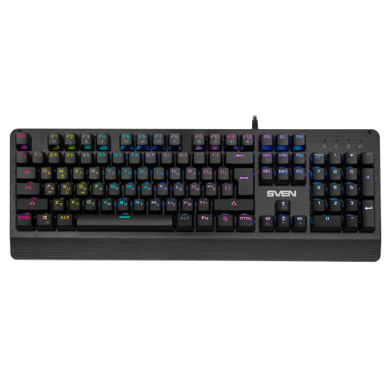 Клавиатура SVEN KB-G9700 Gaming (Mechanical, Red switches, USB, Black)