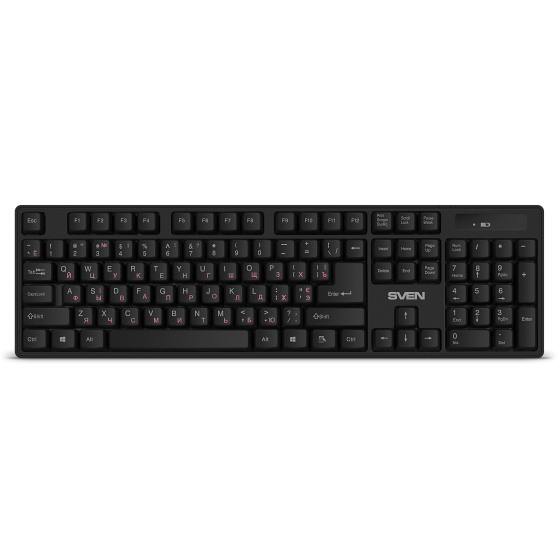 Клавиатура беспроводная SVEN KB-C2100W (Black)