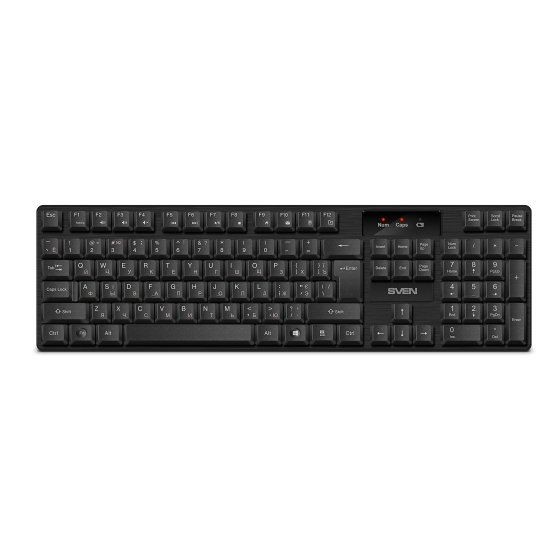 Клавиатура беспроводная SVEN KB-C2300W (Black)