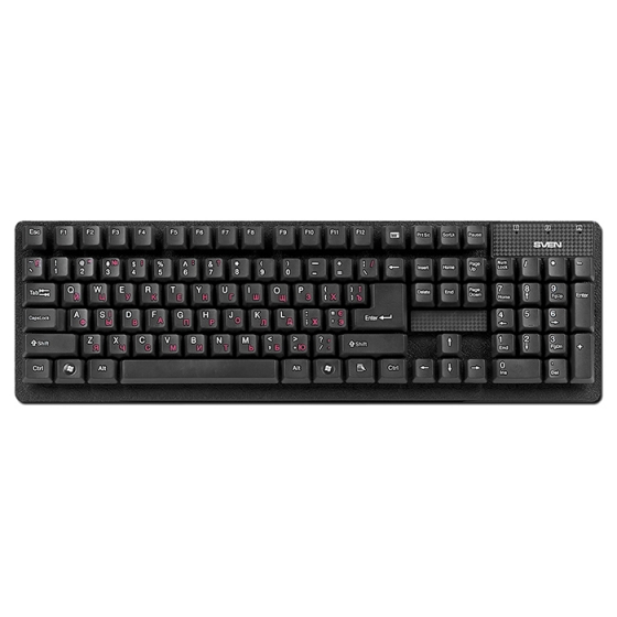 Клавиатура SVEN Standard 301 (USB, Black)
