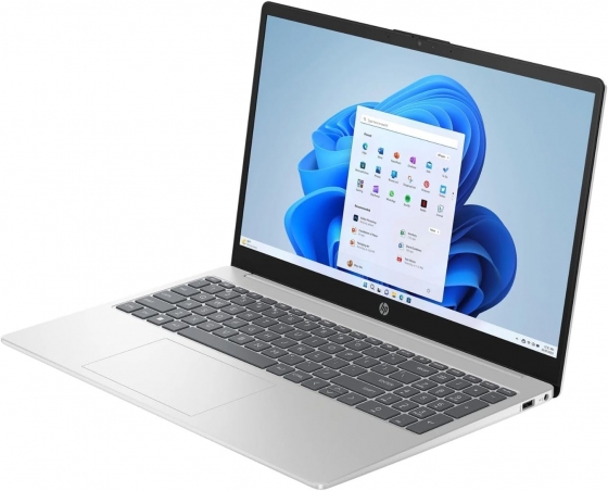 Ноутбук HP 15-fc0041wm 15.6 (FHD, Ryzen 5 7520U, 8GB, 512GB SSD, AMD Radeon 610M Graphics, Natural Silver, Windows 11, B5TH5UA#ABA)