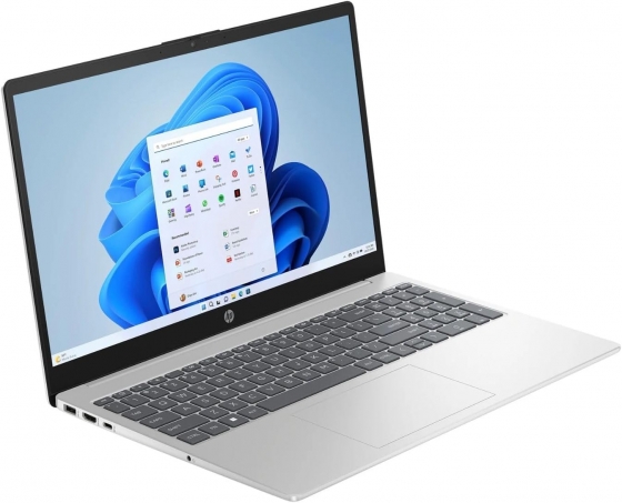 Ноутбук HP 15-fc0041wm 15.6 (FHD, Ryzen 5 7520U, 8GB, 512GB SSD, AMD Radeon 610M Graphics, Natural Silver, Windows 11, B5TH5UA#ABA)