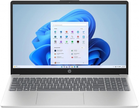 Ноутбук HP 15-fc0041wm 15.6 (FHD, Ryzen 5 7520U, 8GB, 512GB SSD, AMD Radeon 610M Graphics, Natural Silver, Windows 11, B5TH5UA#ABA)