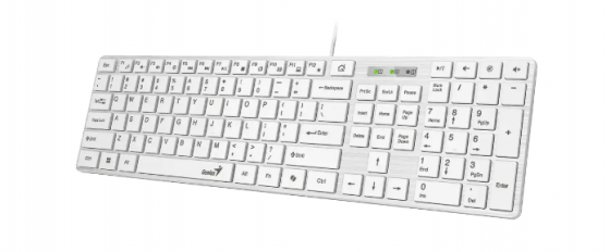 Клавиатура Genius SlimStar 126 (USB, White)