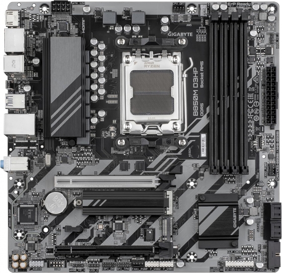 Мат. плата Gigabyte B850M D3HP (S-AM5, B850, HDMI/2xDP, 2xPCI-E, 4DDR5, 2xM.2, GbLAN)
