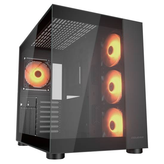 Корпус MidiTower Cougar FV150 RGB w/o black (MidiATX)