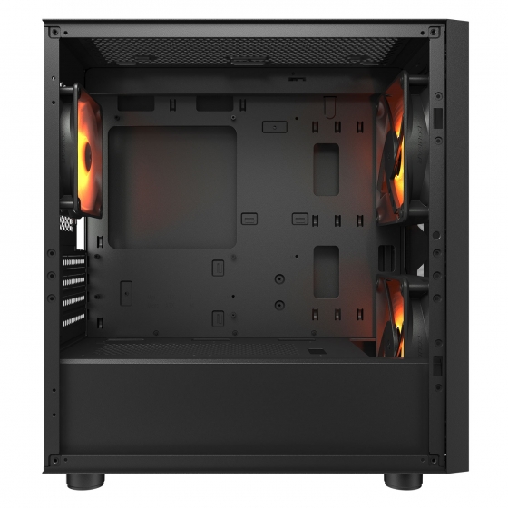 Корпус MiniTower Cougar Uniface Mini RGB w/o black (MidiATX)