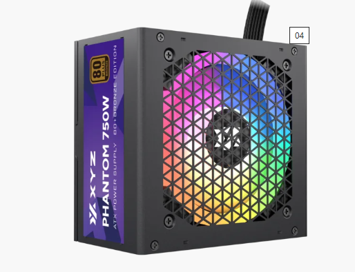 Блок питания 750W XYZ PHANTOM 80+ Bronze (ATX, X-PS-PHANTOM-PBR750)