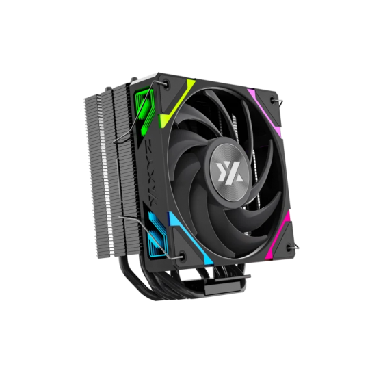 Кулер XYZ Thermax 6 Black (Universal socket INTEL/AMD, PWM, 6x copper heat pipes, X-AC-THERB6)