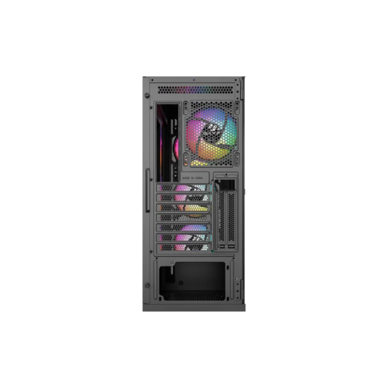 Корпус MidiTower XYZ TITANIUM MESH Black (w/o PSU, Side TG, 4x Integrated A-RGB Fans, X-CS-TITANIUMMESH-B)