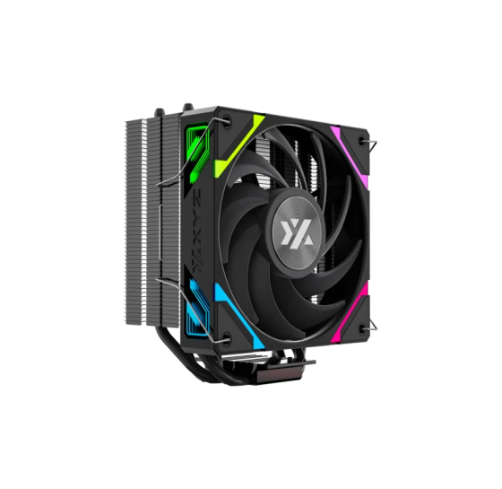 Кулер XYZ Thermax 4 Black (Universal socket INTEL/AMD, PWM, 4x copper heat pipes, X-AC-THERB4)