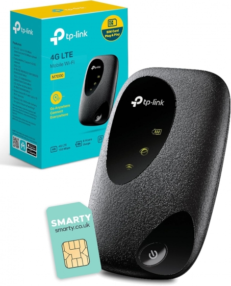 Точка доступа/Router TP-Link M7000 Mobile AC750 (2150 mAh, 4G LTE, Micro SIM)