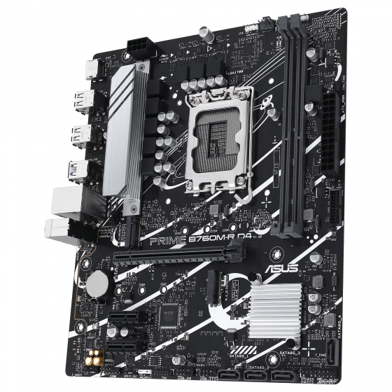 Мат. плата ASUS PRIME B760M-R D4 (S-1700, B760, HDMI, 3xPCI-E 4.0, 2xDDR4, 2xM.2, SATAIII RAID, SATA3, 2.5GbLAN) Мат. плата ASUS PRIME B760M-R D4 (S-1700, B760, HDMI, 3xPCI-E 4.0, 2xDDR4, 2xM.2, SATAIII RAID, SATA3, 2.5GbLAN)