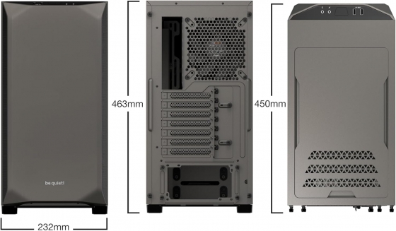 Корпус MidiTower be quiet! Pure Base 500 (w/o PSU, Black, BG034) Корпус MidiTower be quiet! Pure Base 500 (w/o PSU, Black, BG034)