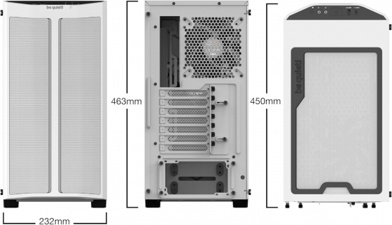 Корпус MidiTower be quiet! Pure Base 500DX (w/o PSU, Side TG, White, BGW37) Корпус MidiTower be quiet! Pure Base 500DX (w/o PSU, Side TG, White, BGW37)