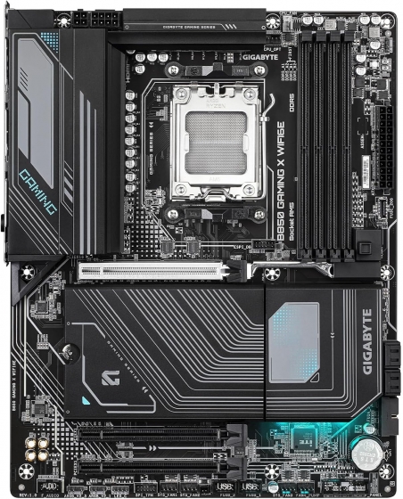 Мат. плата Gigabyte B850 GAMING X WIFI6E (S-AM5, B850, HDMI/DP, 3xPCI-E, 4DDR5, 2xM.2, 2.5GbLAN, Wi-Fi 6E) Мат. плата Gigabyte B850 GAMING X WIFI6E (S-AM5, B850, HDMI/DP, 3xPCI-E, 4DDR5, 2xM.2, 2.5GbLAN, Wi-Fi 6E)
