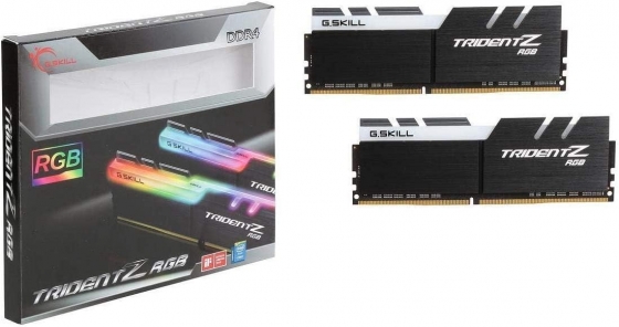 Модуль памяти DIMM 16GB DDR4 G.Skill Trident Z RGB F4-3600C18D-16GTZR (2x8GB, 3600MHz, CL18)