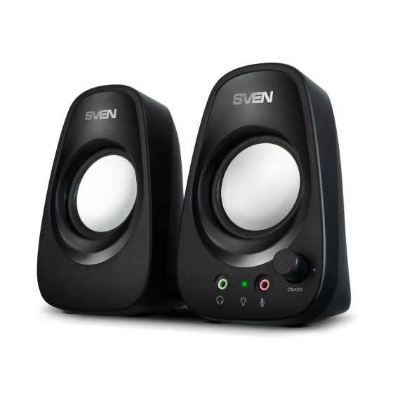 Колонки SVEN 190 (2.0, 2x3W, USB, Black) Колонки SVEN 190 (2.0, 2x3W, USB, Black)