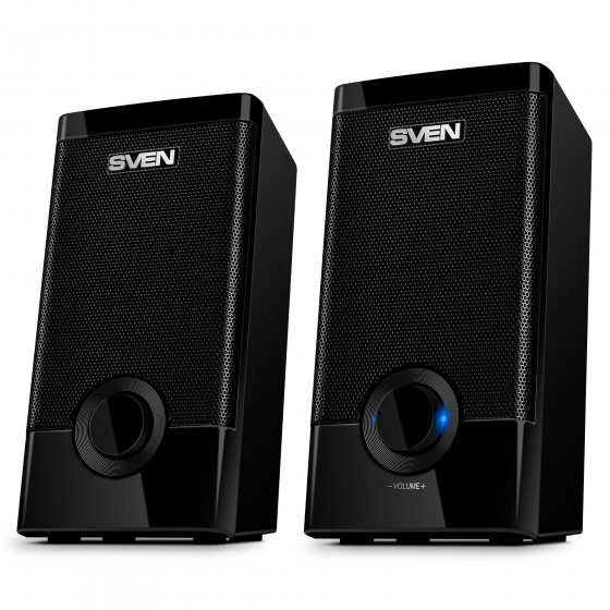 Колонки SVEN 318 (2.0, 2x2.5W, USB, Black)