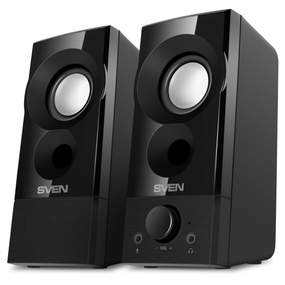 Колонки SVEN 357 (2.0, 2x3W, USB, Black) Колонки SVEN 357 (2.0, 2x3W, USB, Black)