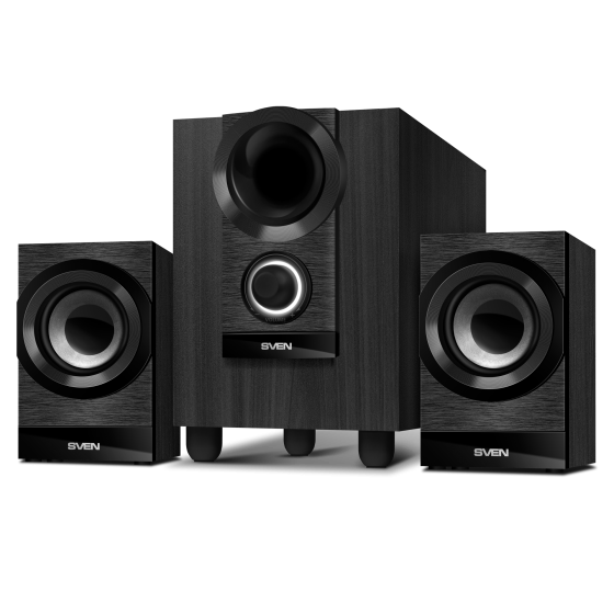 Колонки SVEN MS-150 (2.1, 8W + 2x3.5W, Black) Колонки SVEN MS-150 (2.1, 8W + 2x3.5W, Black)
