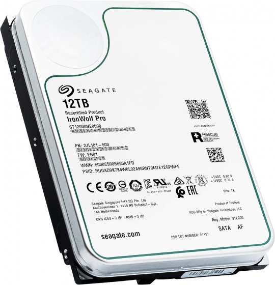 Жесткий диск 12TB SATAIII Seagate IronWolf Pro ST12000NT001 (3.5