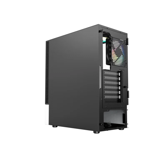 Корпус MidiTower XYZ AIRONE 2G Black/White (w/o PSU, Side TG, Integrated A-RGB Fans, X-CS-AIRONE2G-BW)